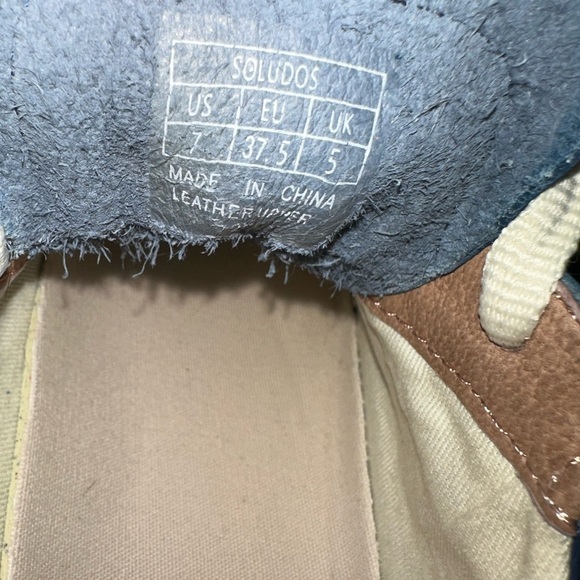 LADIES SOLUDOS NAVY BLUE SNEAKERS - Picture 7 of 9